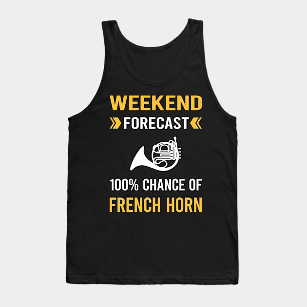 Weekend Forecast French Horn Tank Top by Bourguignon Aror